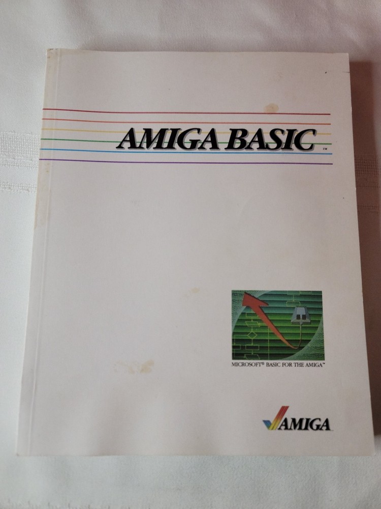Vintage Amiga Basic Programming Book Paperback