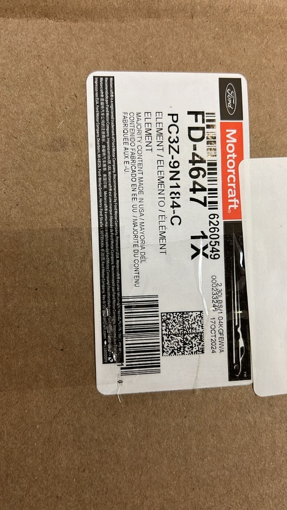 Fuel Filter Motorcraft FD-4647