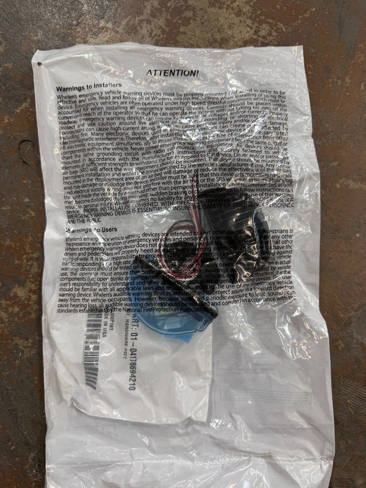 Whelen V Series Under Mirror White Light