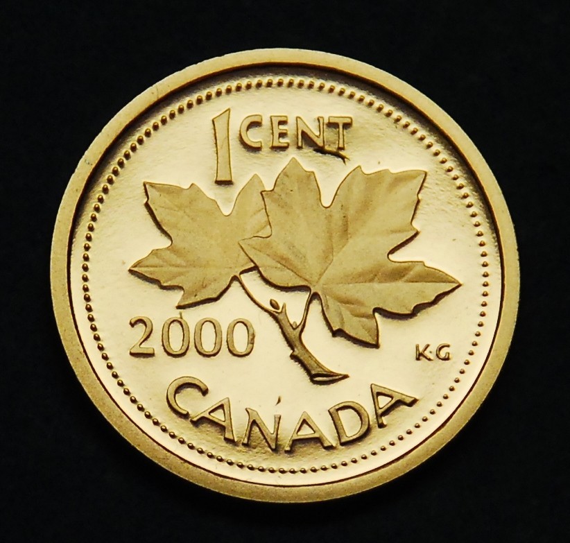 2000 1¢ proof coin will grade MS