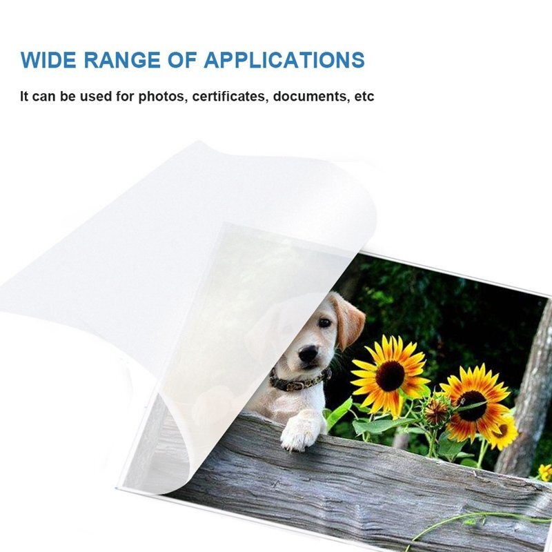 9" x 11.5" Clear Thermal Laminating Pouches Letter Size Laminator Sheets 3 Mil