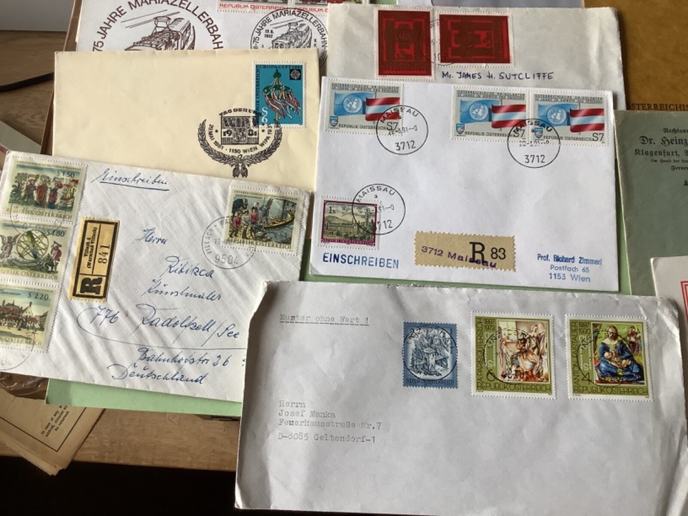 Austria covers 18 items Ref A1879