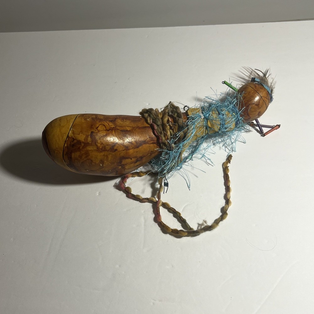 Handcrafted Textiles Gourd *see Description*