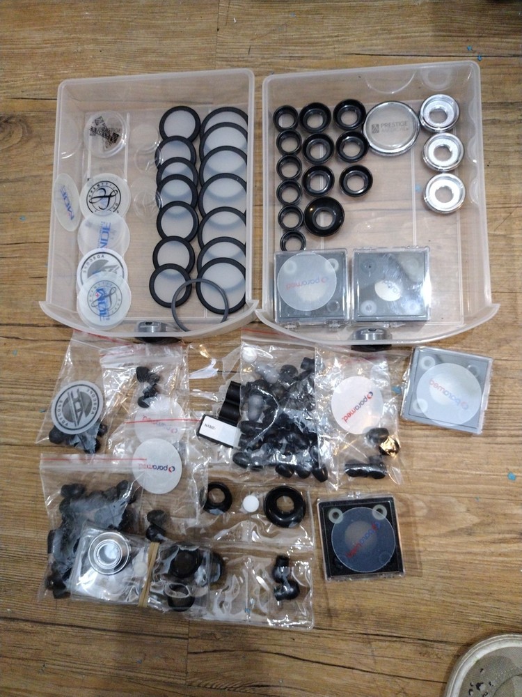 Stethoscope Replacement Parts  - Ear Tips & Diaphragms - Black