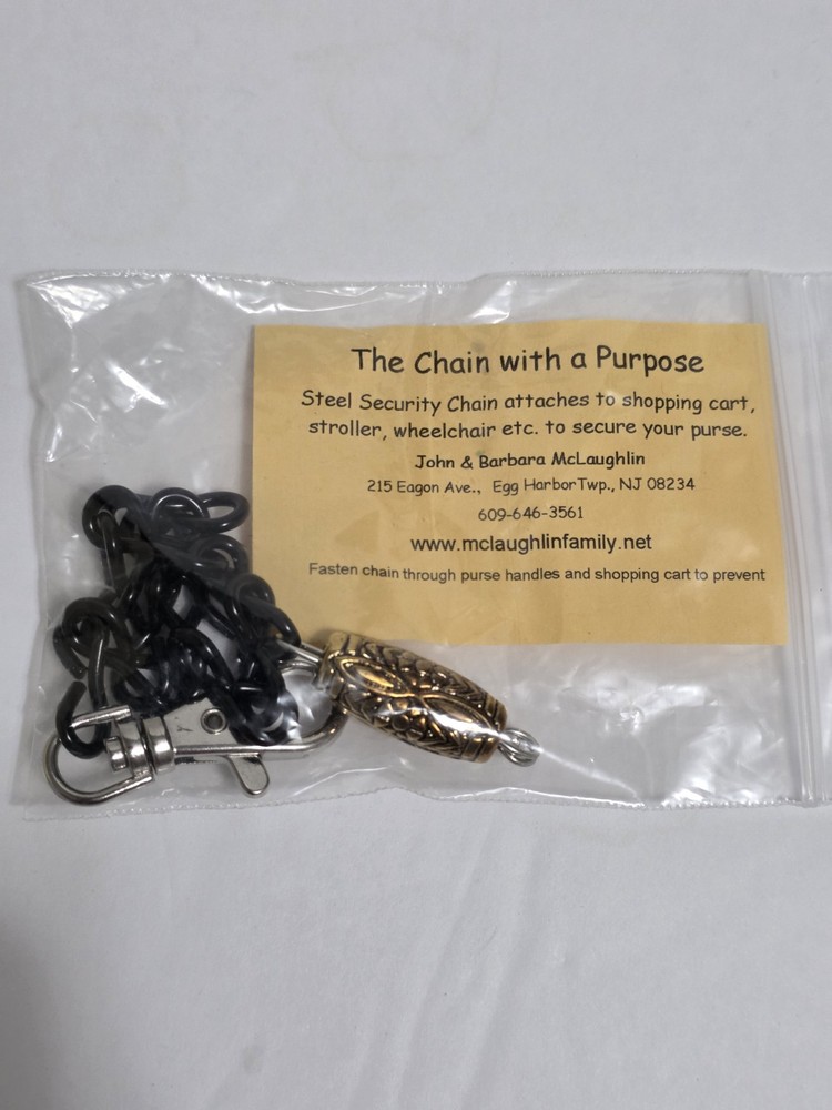 Steel Security Chain To Secure Purse