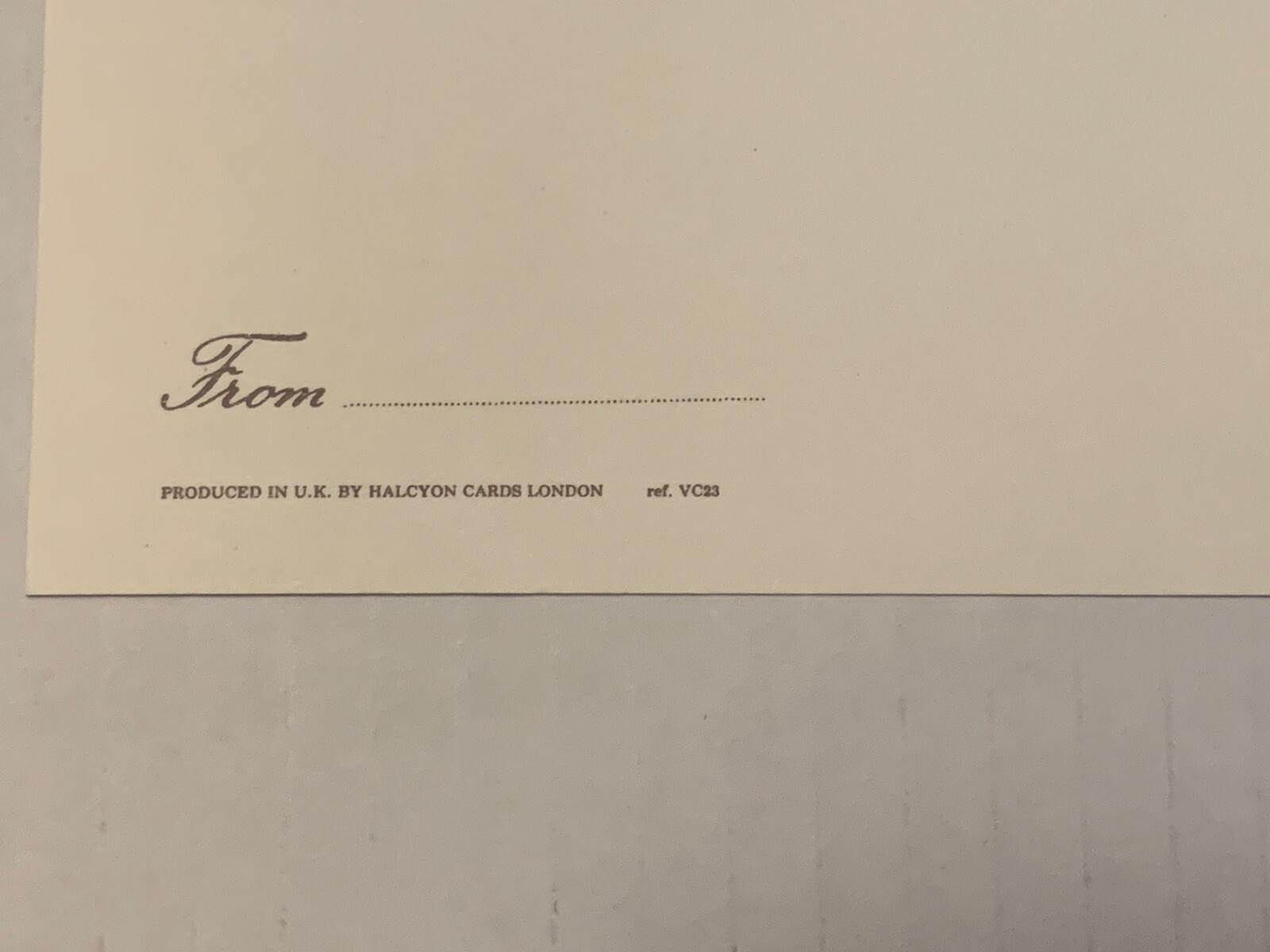 Vintage 2.75” x 4.75” Bluebird Ephemera Message Card Unused Front & Back London