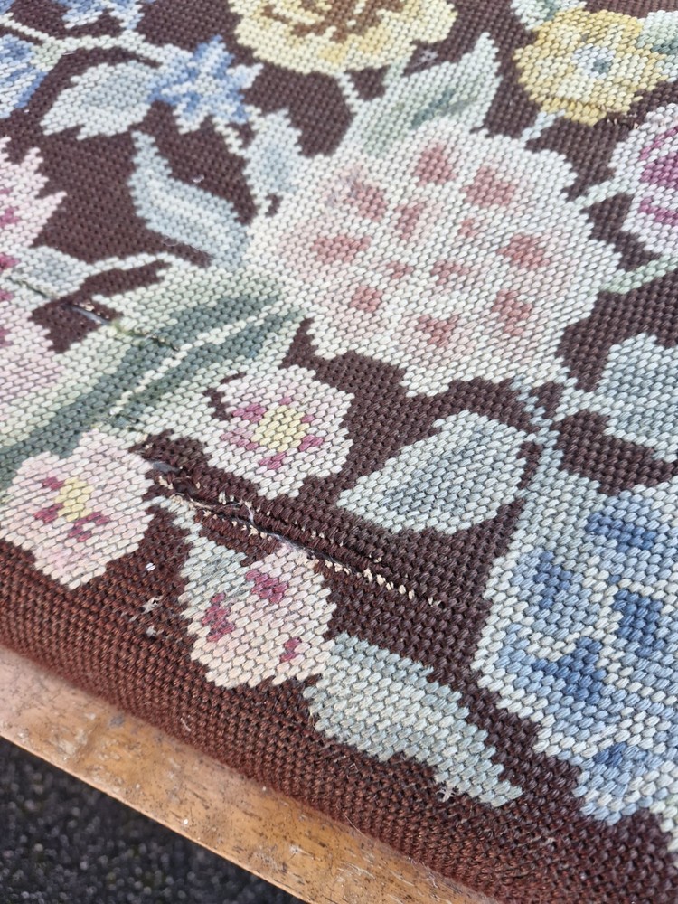 Georgian Needlepoint Stool