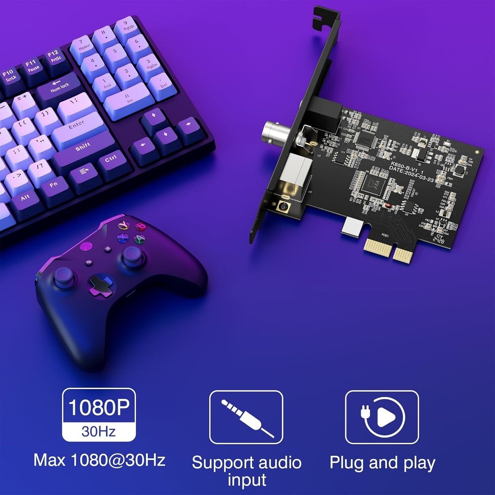 PCIE Express Video Capture Board, PCIE Video Capture Card, Support Windows&Linux