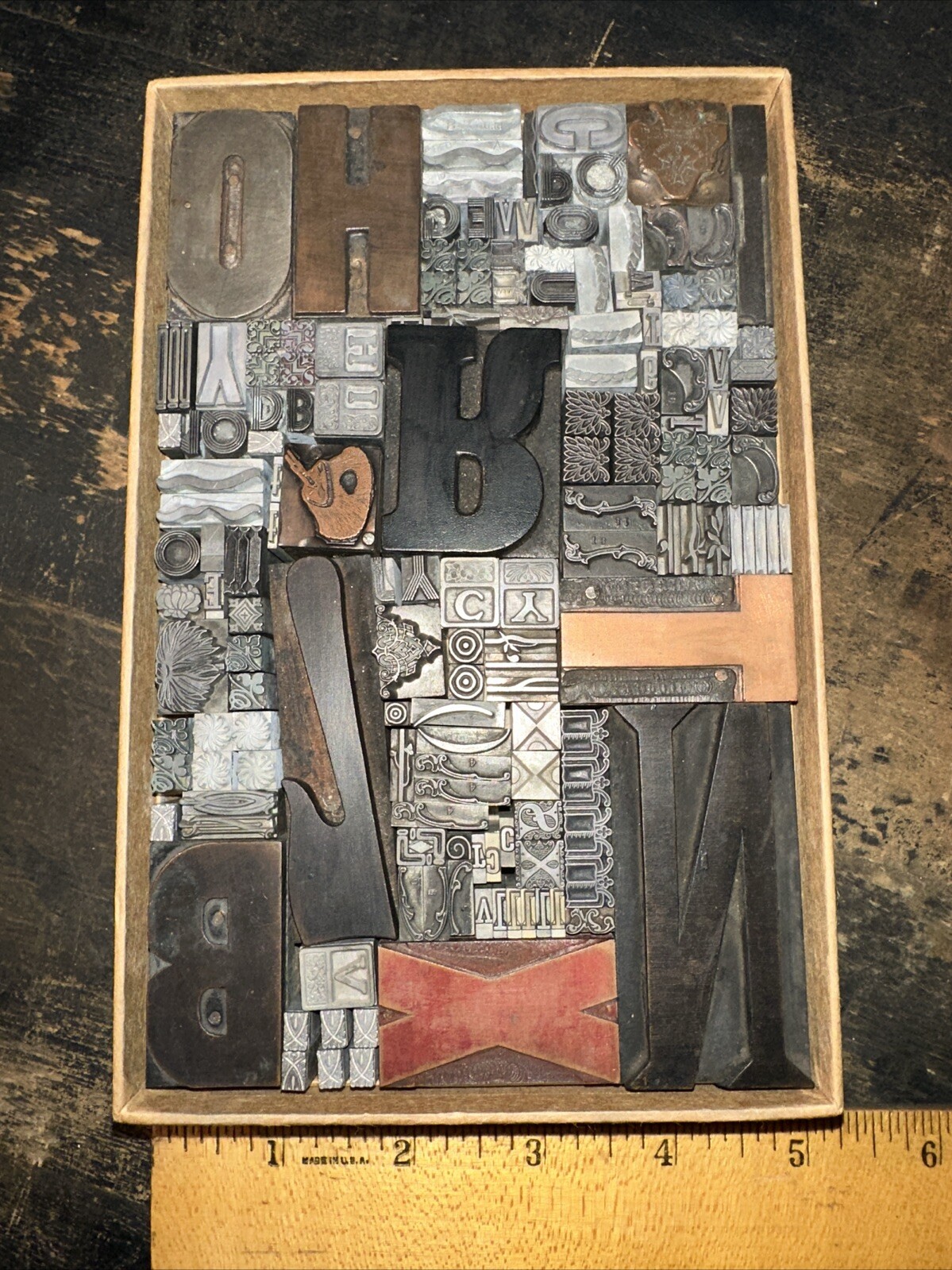 Printing Blocks Ornamentals Borders Dingbats. Wonderful Variety!! #54 Beautiful!