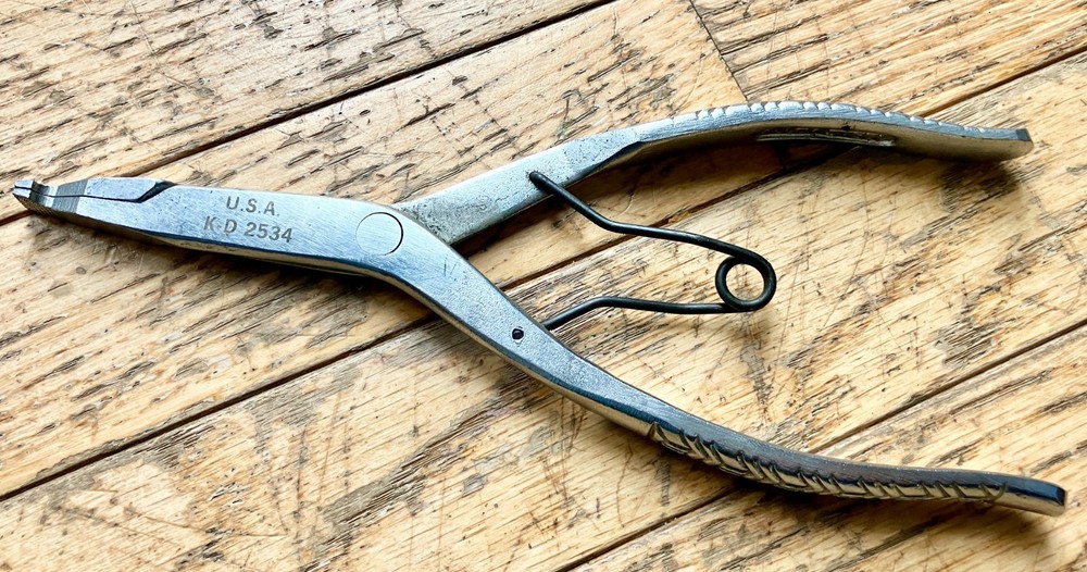 KD Tools  2534 Fixed Tip External Lock Ring Pliers - USA