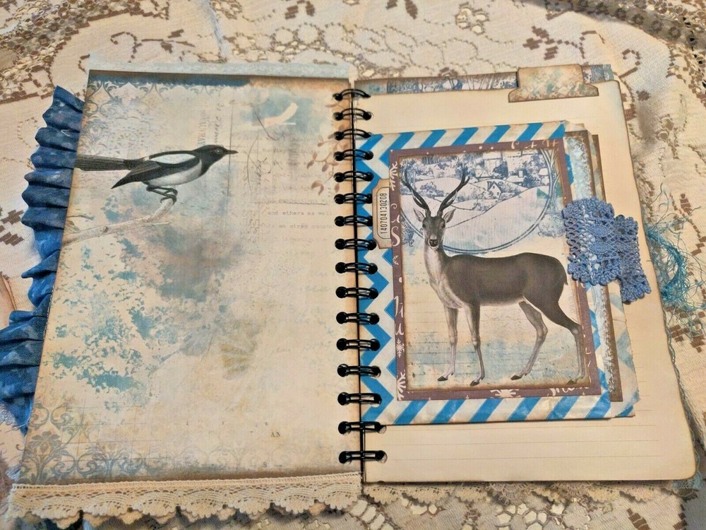Winter's Tale Cinch Book Journal Handmade