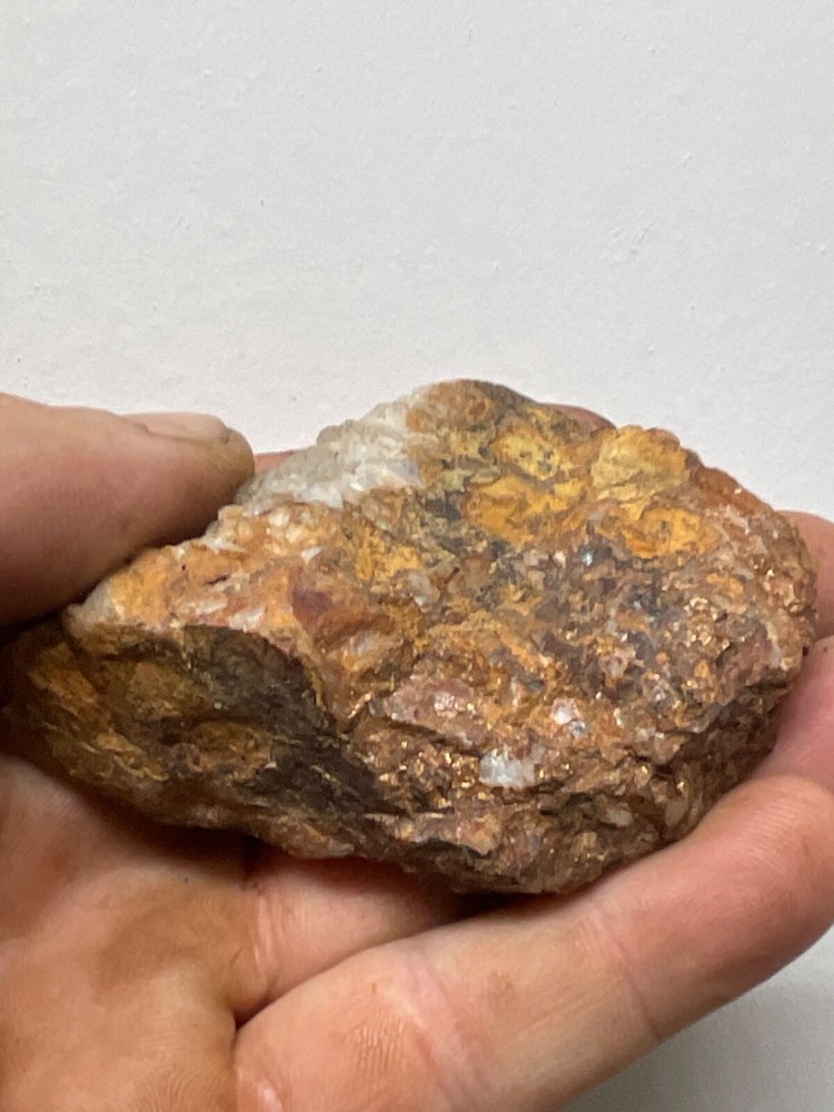 Gold electrum ore quartz specimen