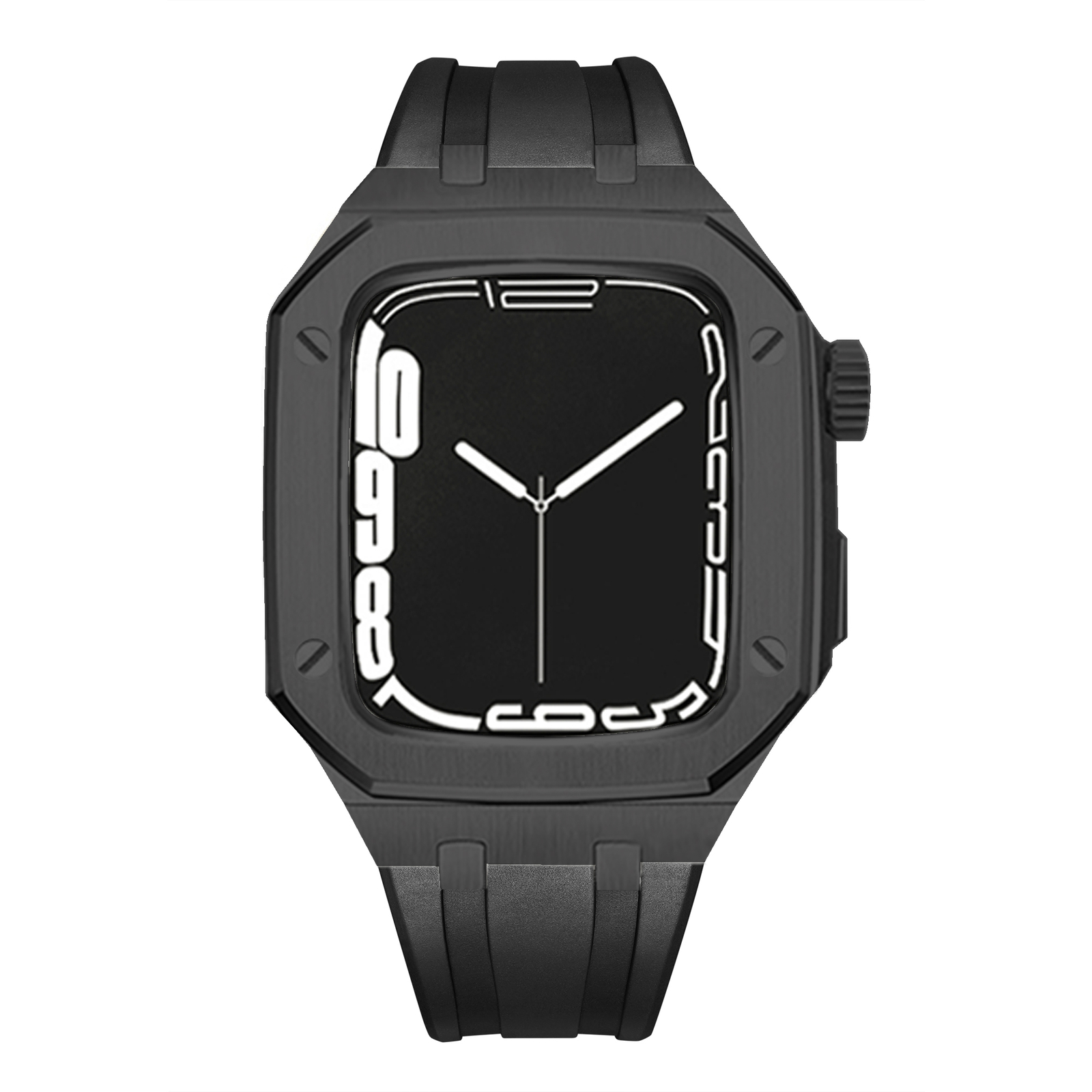 For Apple Watch 9 8 7 6 Mod Kit Armor Protective Case Band Strap Cover 44mm 45mm