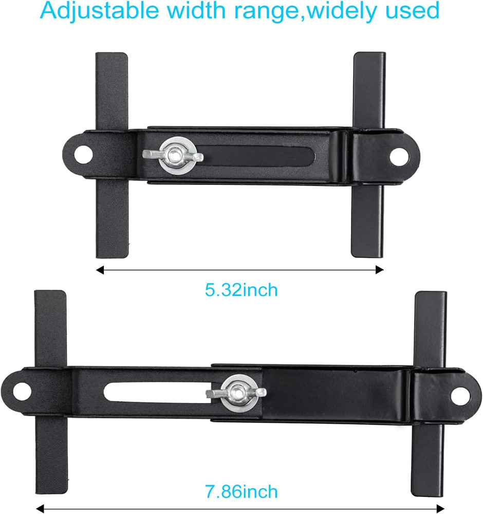 Premium Adjustable Battery Hold down for Tray, Universal Adjustable Battery Cros