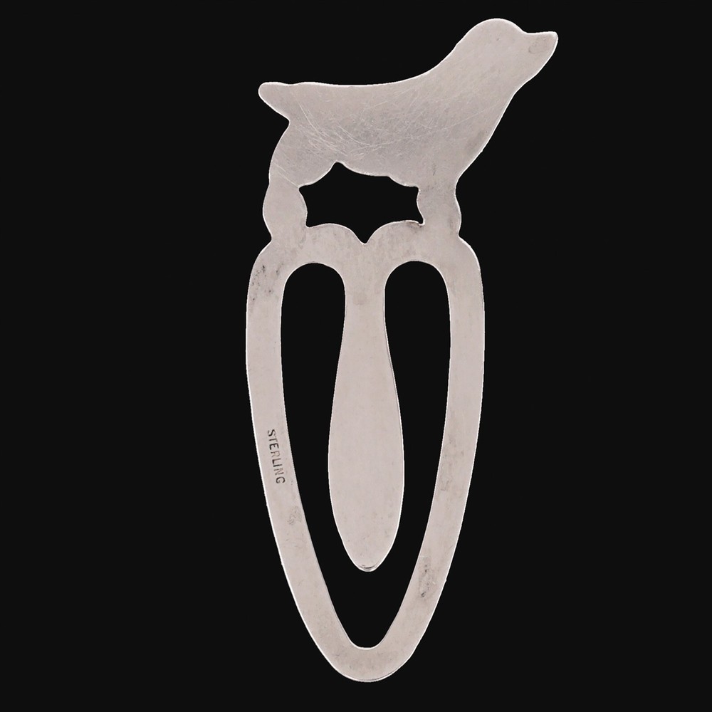 Dog Bookmark Sterling Silver 925 Pointer Setter Retriever Book Mark Reader Gift