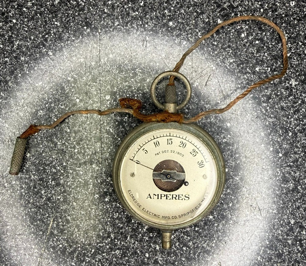 Vintage Eldredge Ammeter