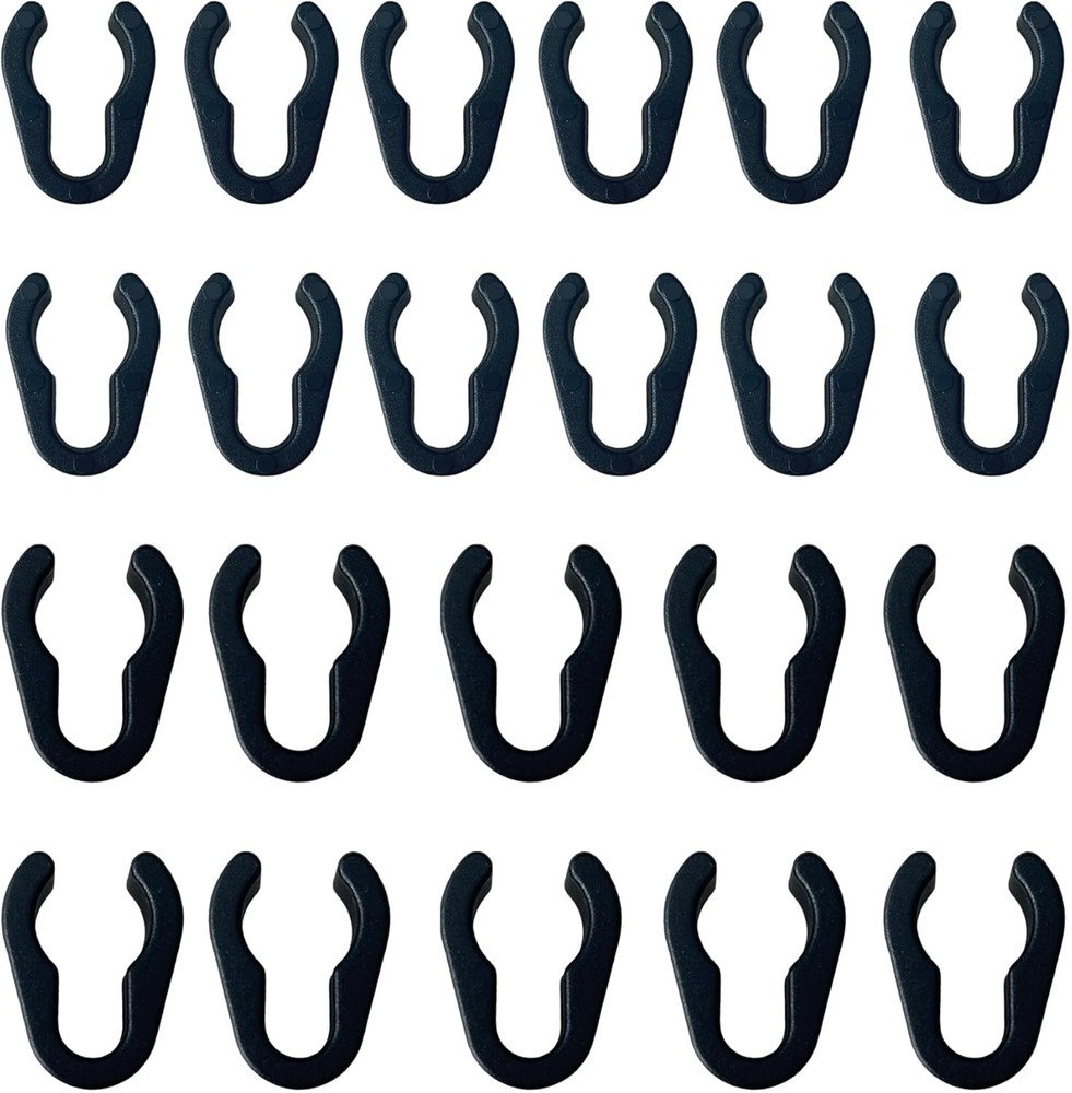 60 Pcs Universal Microphone Cable Clip, Plastic Stand Clips for Studio...