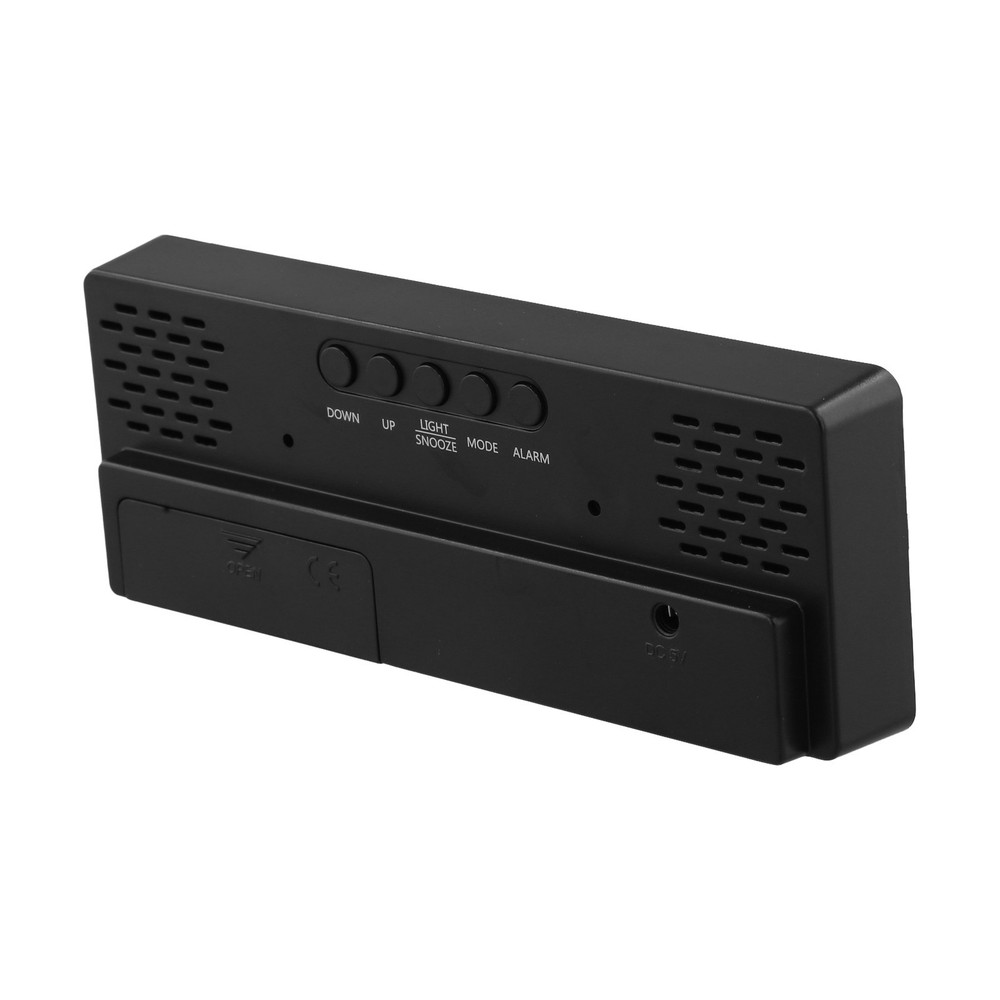 Voice Control Electronic Clock with Colorful Screen for Easy Time Viewing