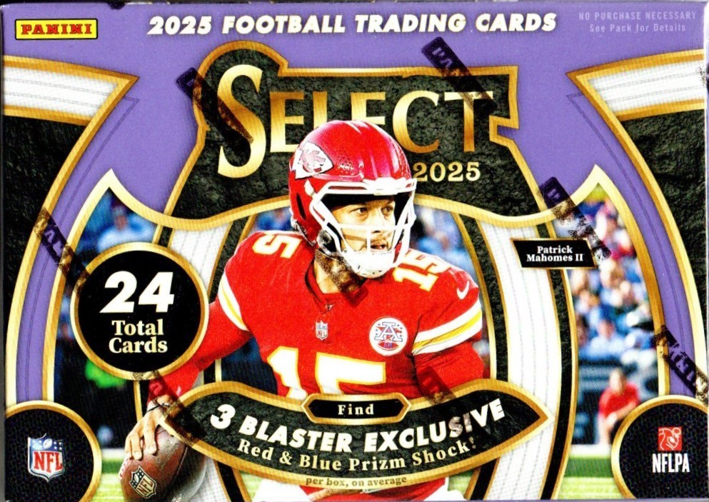 2025 Panini SELECT Football NFL Trading Cards Blaster Box