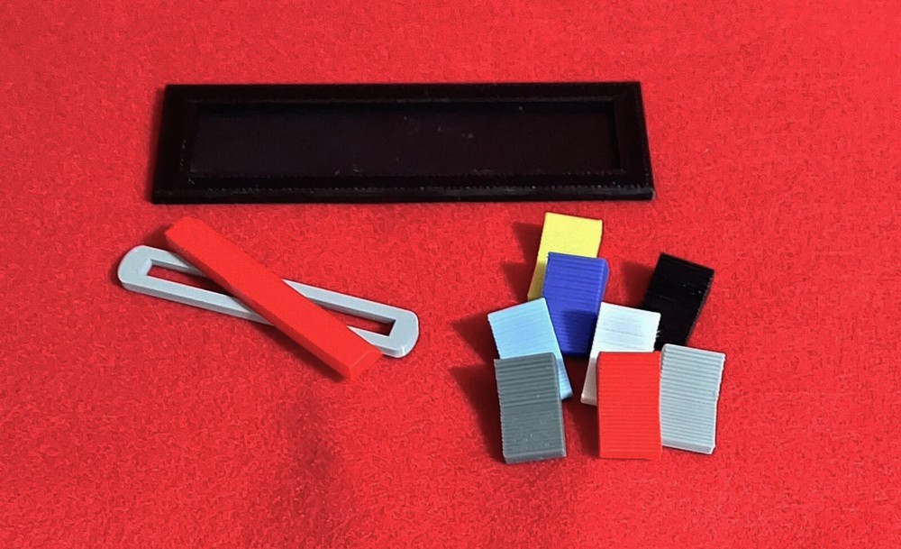 Star Trek TOS Intercom, Rocker Switch Set & Inserted Data Card Full Size Replica