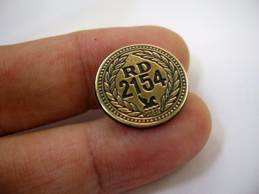 RD 2154 Coin Token Vintage