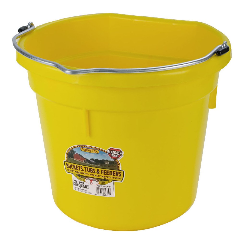Little Giant 20 Quart Flat Back Bucket