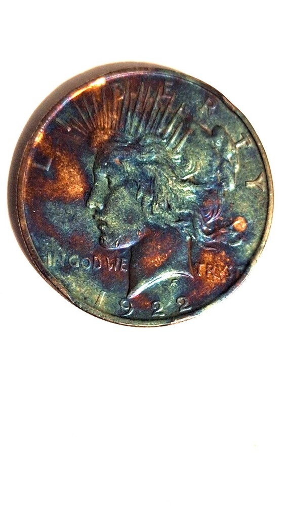 1922 Peace Silver Dollar Very Nice Toning
