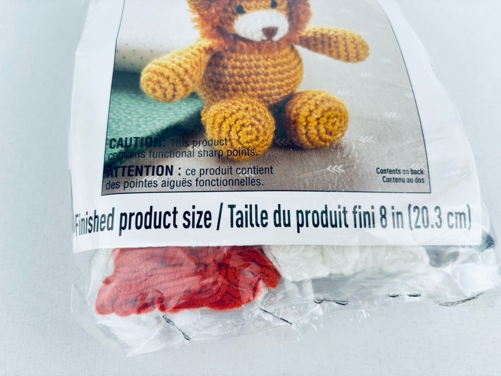 Loops & Threads Lil Crochet Friend Kit ~ Lion~ Intermediate Level - Read