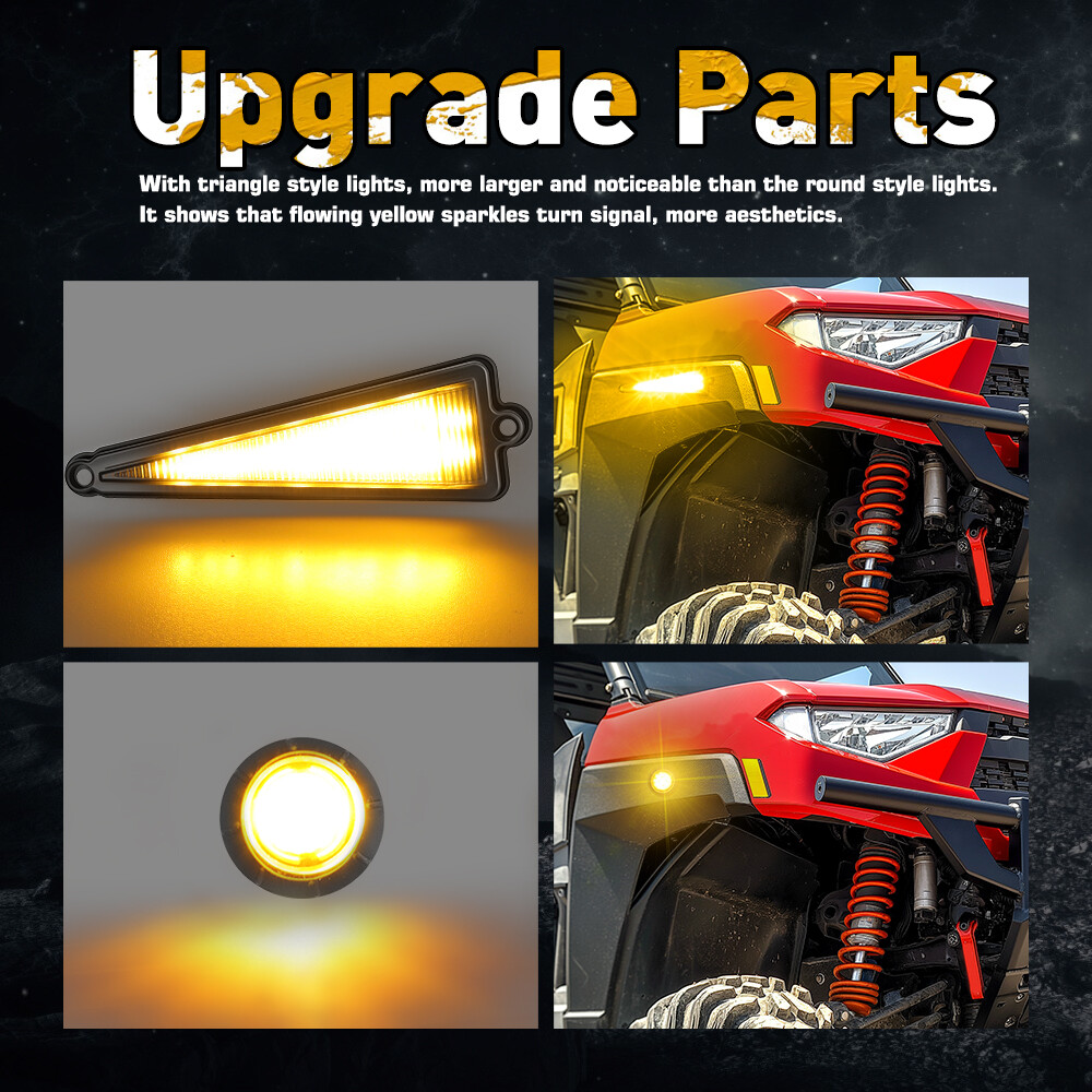 Turn Signal Kit For 2025 Polaris Ranger XP 1000 Northstar Street Legal Plug Play