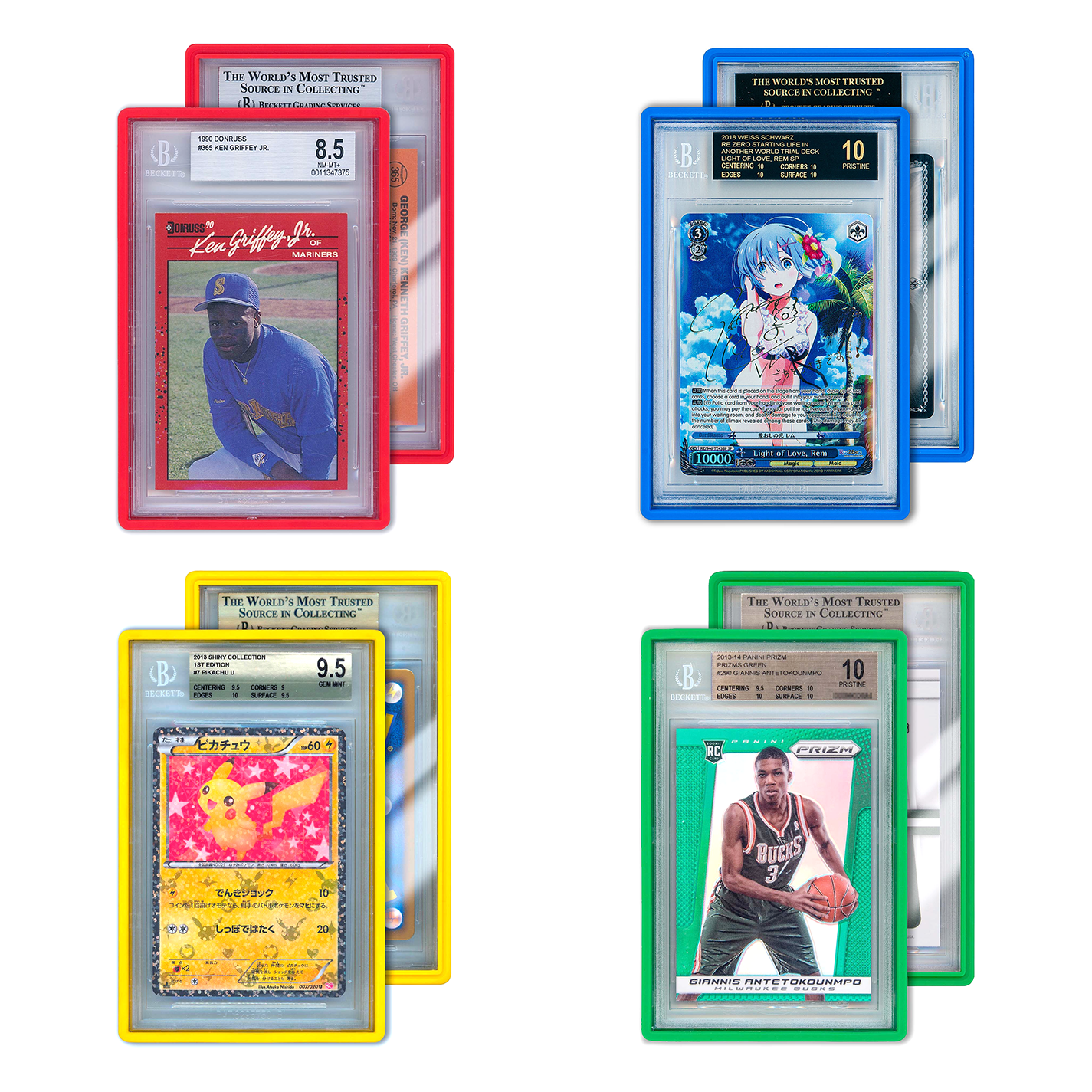 GradedGuard PSA/BGS/CGC Graded Card Protector Guard Case eBay Bundle (4-Pack)