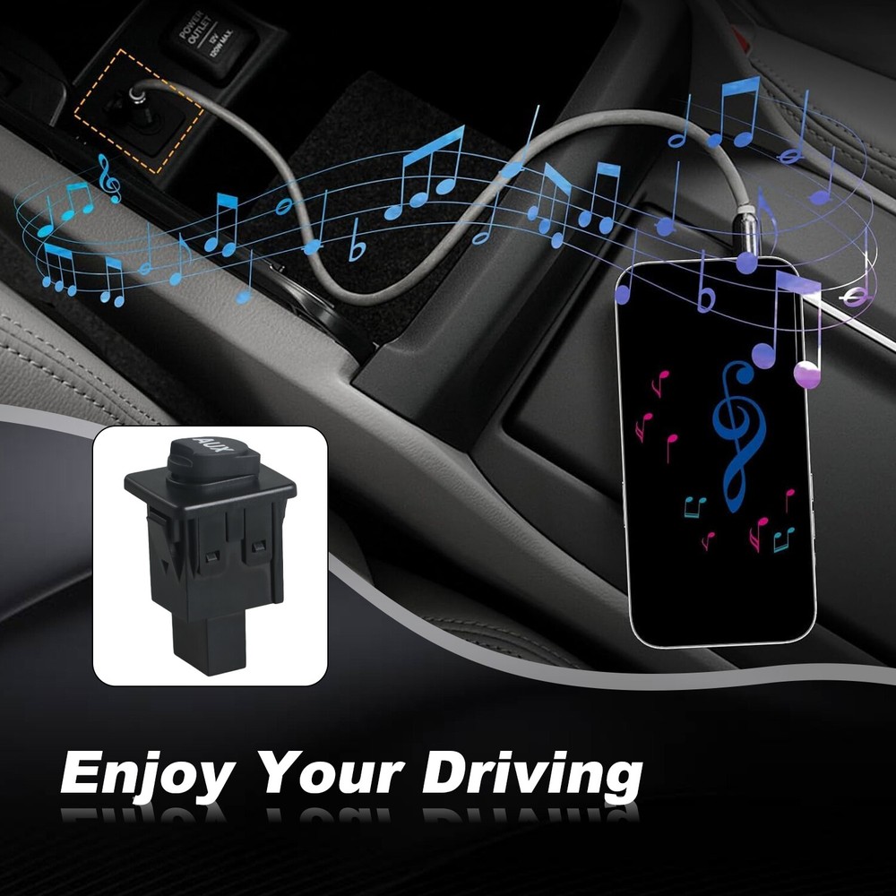 Auxiliary Plug Socket Aux Port for Accord 2008-2011 Pilot 2009-2012 Honda