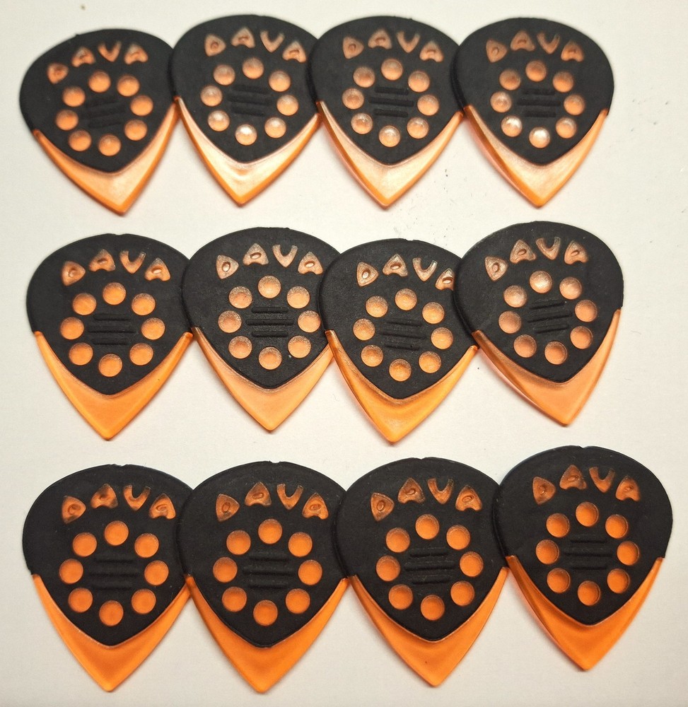 Dava Control Jazz Grips Control Guitar Picks Gels 12 Pack  FREE SHIPPING