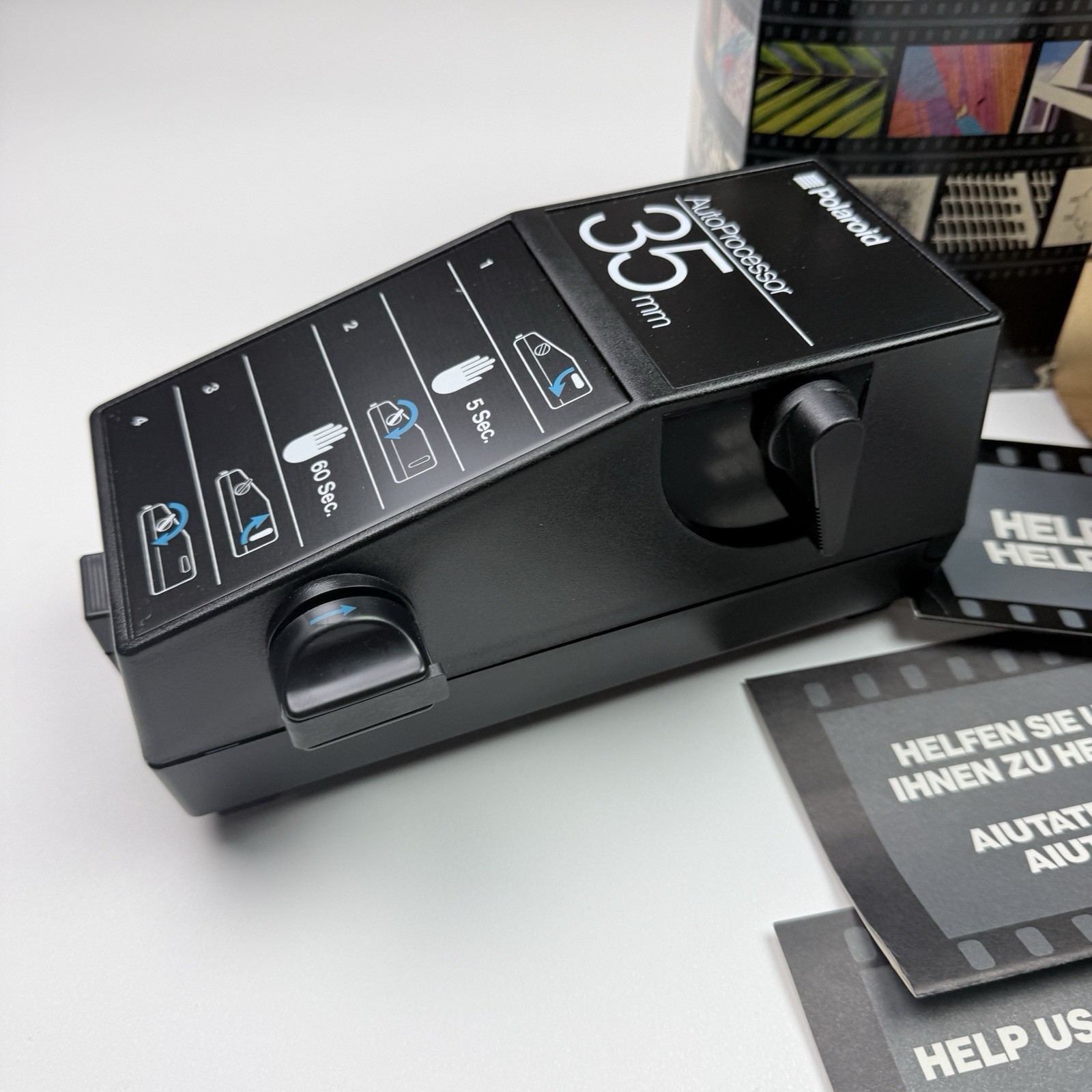 Polaroid 35mm AutoProcessor for Developing Instant 35mm Film W/ Box, Manual