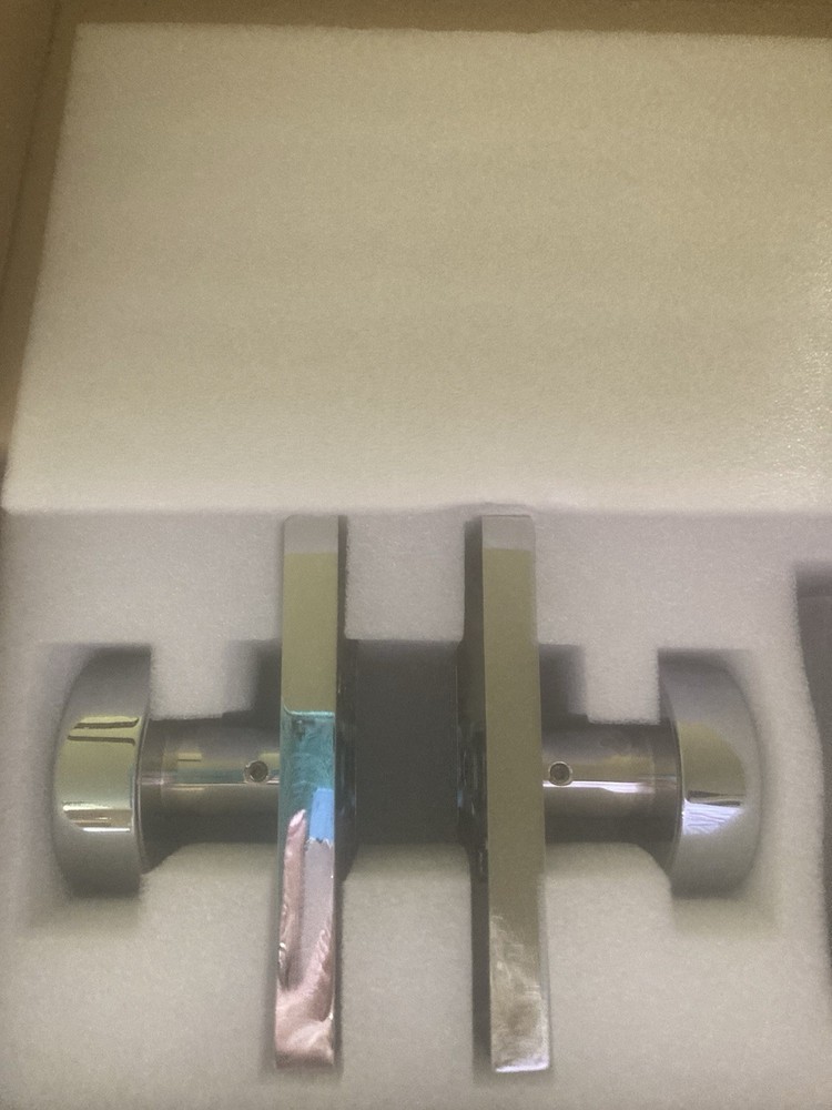 Passage Door Knobs Two Sets Silver