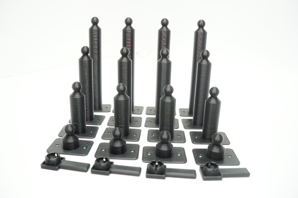 Standard Track Support & Clip - 20 Piece Set for Carrera 124 / 132 / Evolution