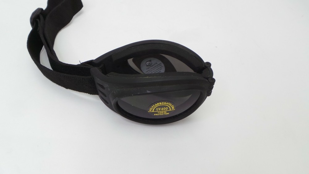 BUGSHIELDS BIKER GOGGLES UV400 BLACK (DNT)BY-18D