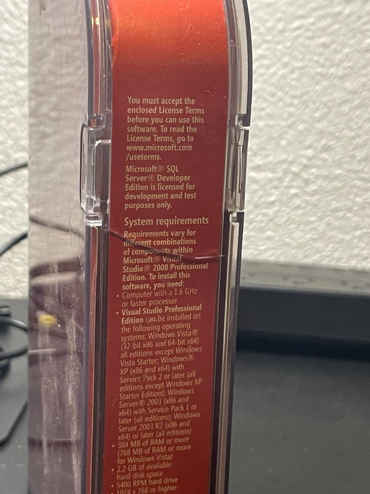 Microsoft Visual Studio 2008 Professional Edition - Academic version