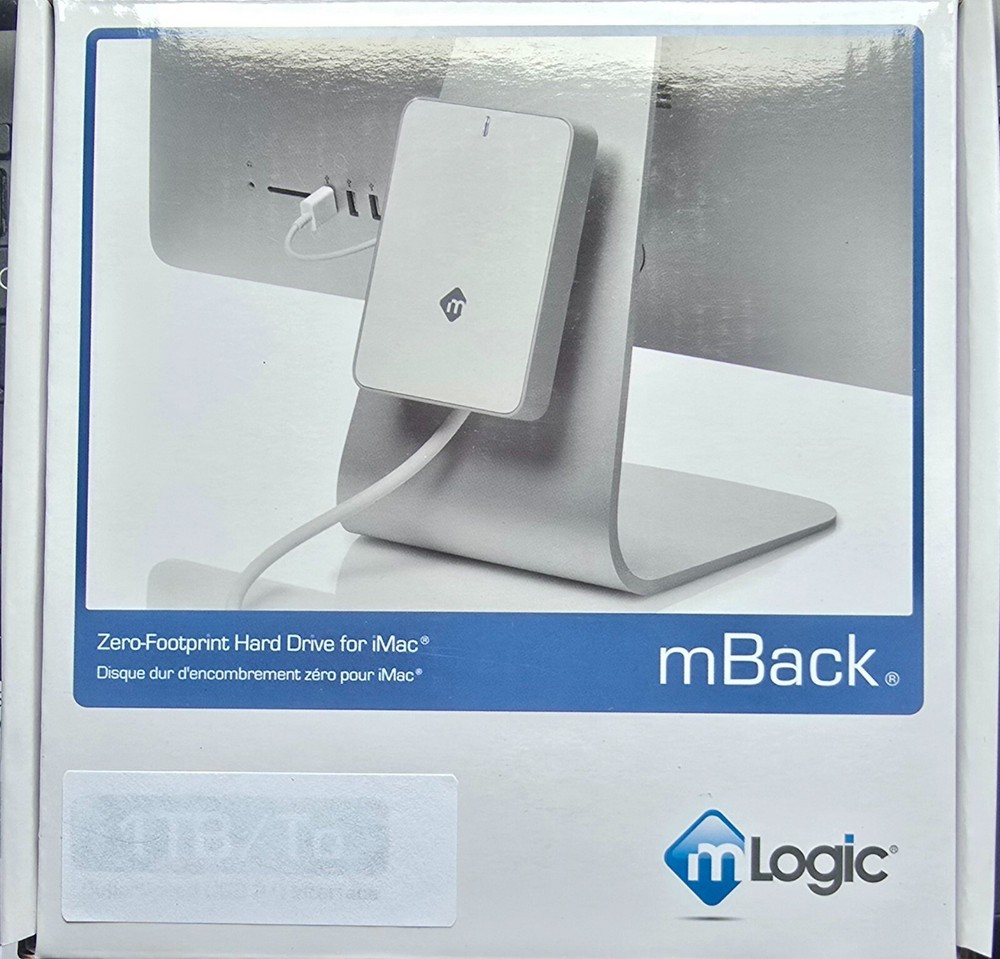 mLogic mBack USB 3.0 500GB Extrenal Disk Drive.