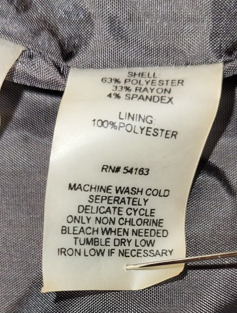 Women's Dress Skirt Black Size 20W Calvin Klein Lined Lightweight NWT