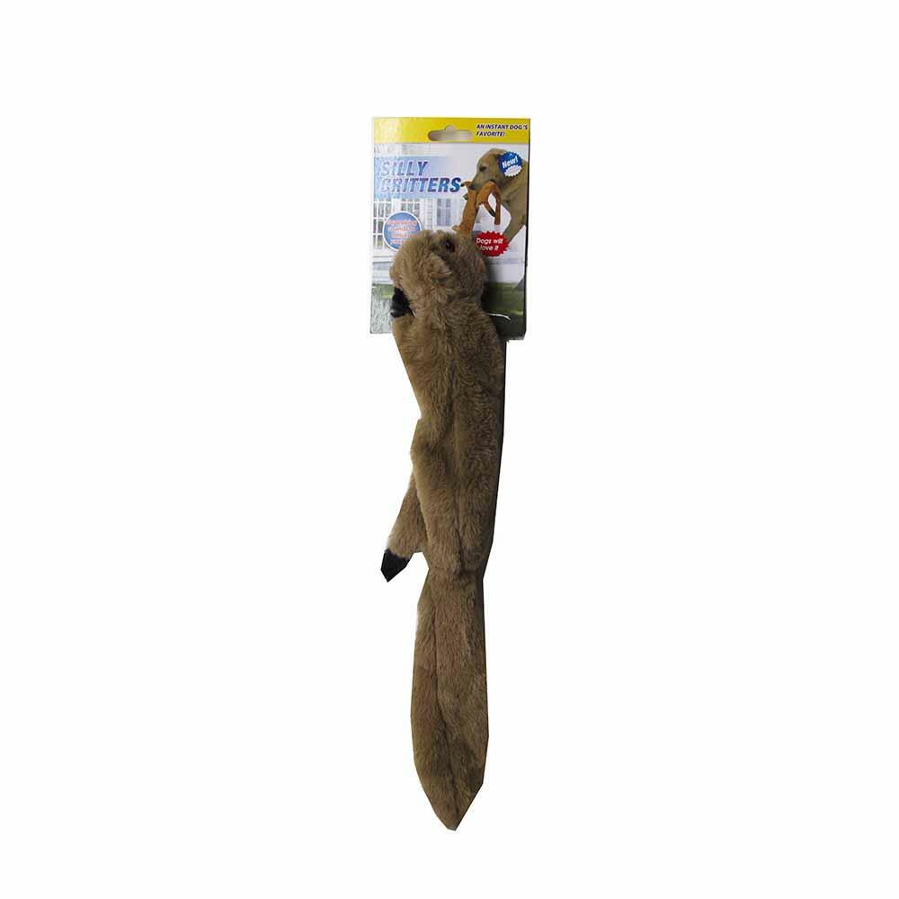 Silly Critters 20" Long Assorted Animals - Squirrel - Dogs Will Love It
