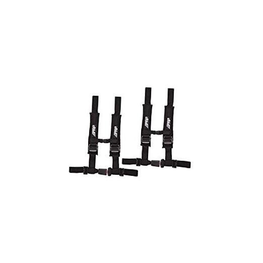 Harnesses 2" 4 Point 2 Pack (Black)