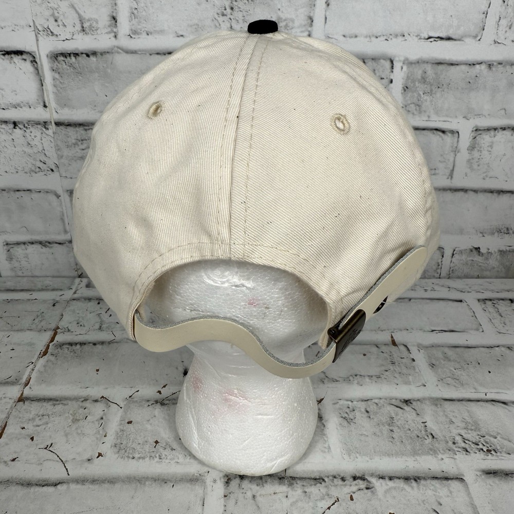 Vintage FORE! Golf OREF Hat Black White Embroidered