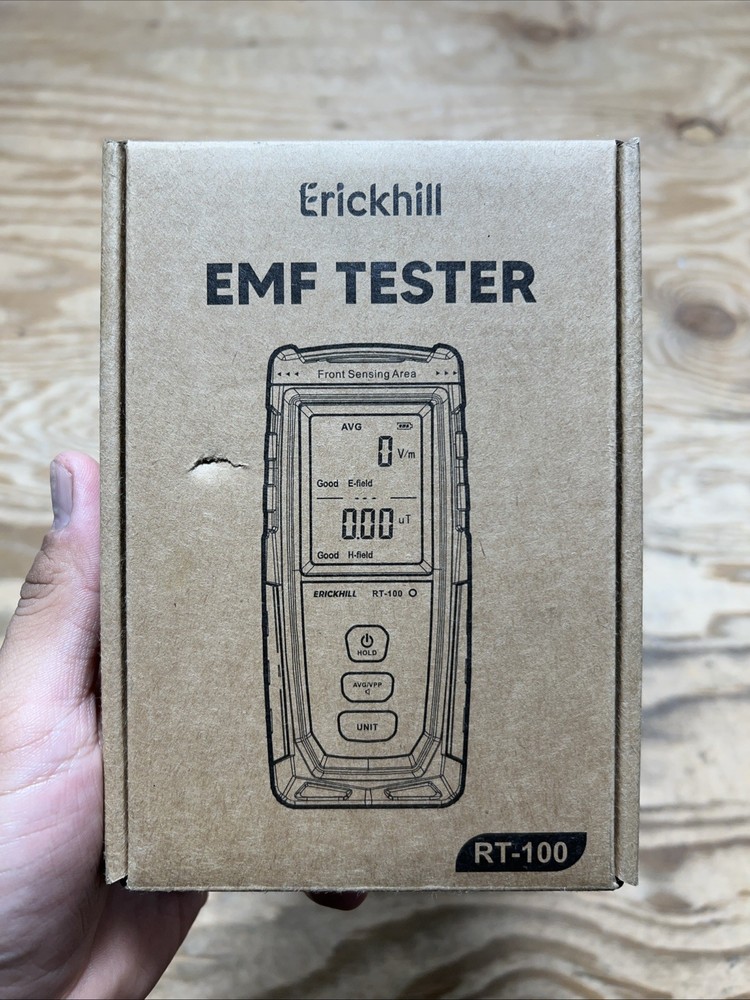 Erickhill Rechargeable EMF Tester Electromagnetic Radiation Tester RT-100