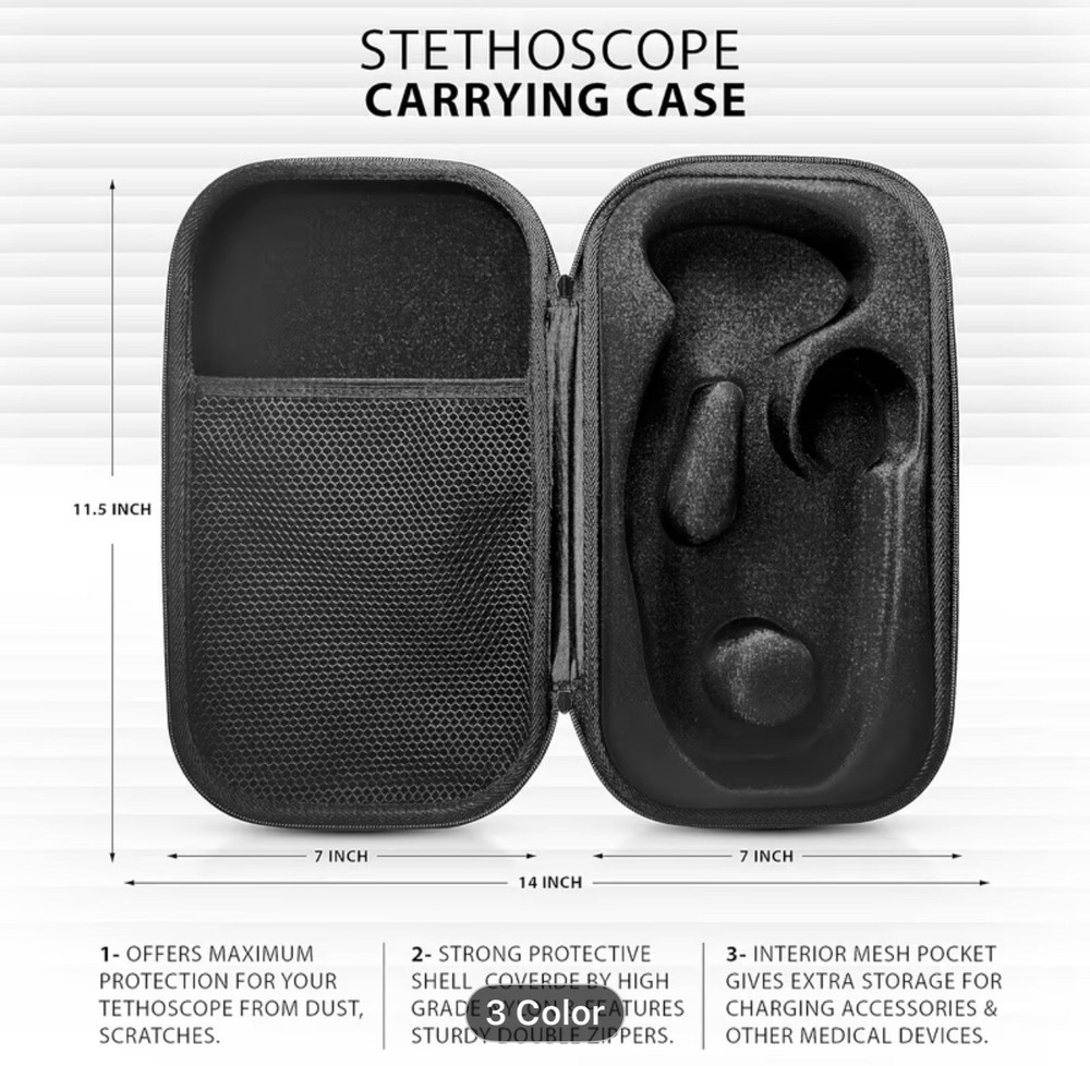 5pcs New Stethoscope Storage Set - Including Stethoscopes, Durable Blood Pressur