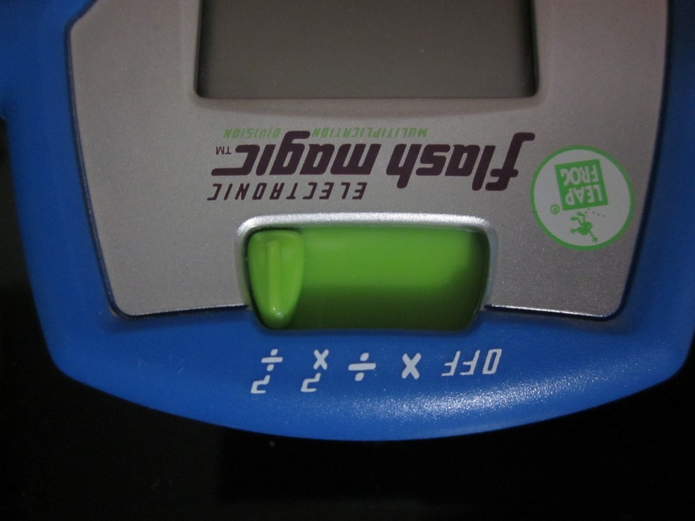 Handheld Leap Frog Electronic Flash Magic Working 2002 Blue Green