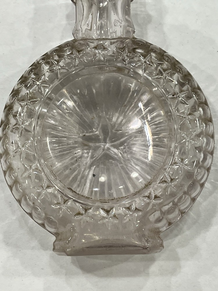 Vintage Embossed Star Perfume Bottle
