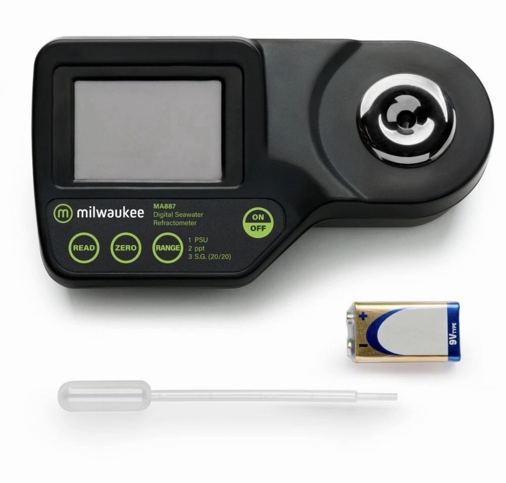 Milwaukee MA887 Digital Salinity Tester Refractometer