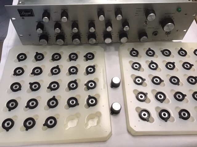 NOS  Original Bozak DL Mixer KNOB Line Input Level KNOBS 8 Medium