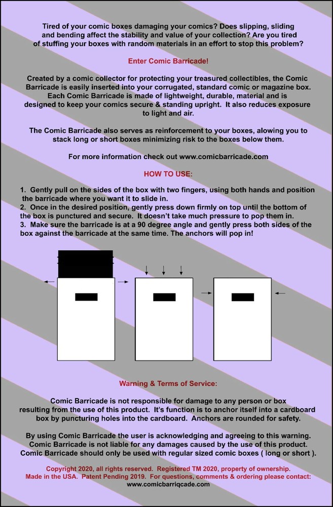 Comic Barricade 10 Pack Stabilize & Protect Comic Books New!