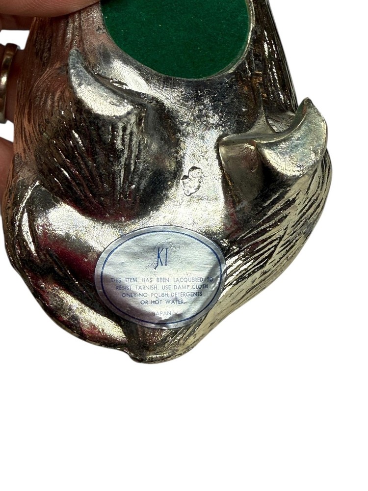 Vintage Silver Plate Porcupine Charcuterie Toothpick Holder Housewarming Gift